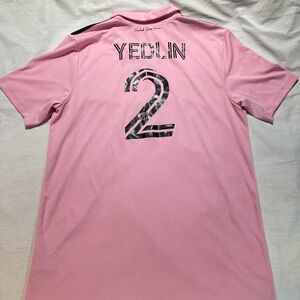 DeAndre Yedlin Miami Intern, 2021 Adidas Brand Jersey, Men’s size large